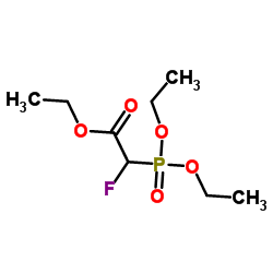 Ethyl (diethoxyphosphoryl)(fluoro)acetate Structure