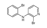 2-bromo-N-(2-bromophenyl)pyridin-3-amine结构式