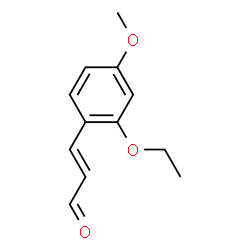 2-Propenal,3-(2-ethoxy-4-methoxyphenyl)-(9CI) Structure
