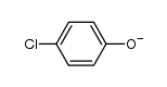 p-ClC6H4O(-)结构式