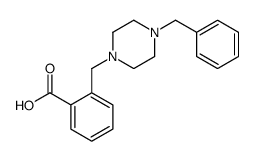 2-(4-苄基哌嗪-1-甲基)苯甲酸结构式