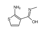 2-氨基-n-甲基-3-噻吩羧酰胺结构式