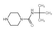 1-Piperazinecarboxamide,N-(1,1-dimethylethyl)-(9CI) Structure