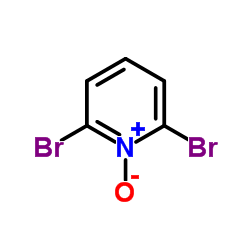 2,6-二溴吡啶N-氧化物结构式