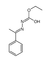 ethyl N-(1-phenylethylideneamino)carbamate结构式