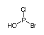 bromo(chloro)phosphinous acid结构式