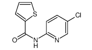 N-(5-Chloro-2-pyridinyl)-2-thiophenecarboxamide结构式
