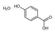 4-hydroxybenzoic acid,hydrate Structure