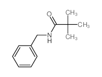 N-benzyl-2,2-dimethylpropanamide结构式