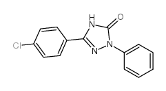 5-(4-chlorophenyl)-2-phenyl-1H-1,2,4-triazol-3-one Structure