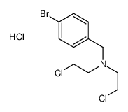 (4-bromophenyl)methyl-bis(2-chloroethyl)azanium,chloride Structure