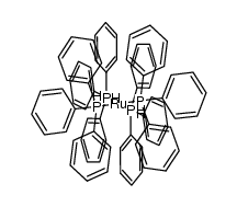 dihydridotetrakis(triphenylphosphine)ruthenium(II) Structure
