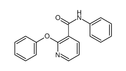 2-苯氧基-n-苯基-3-吡啶羧酰胺结构式