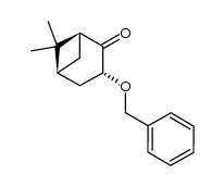 (1S,3R,5S)-3-(benzyloxy)-6,6-dimethylbicyclo[3.1.1]heptan-2-one结构式