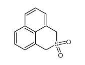 1H,3H-Naphtho[1,8-cd]thiopyran 2,2-Dioxide结构式