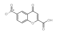 6-硝基-4-氧代-4H-1-苯并吡喃-2-羧酸结构式