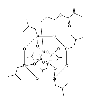 PSS-(1-丙基异丁烯酸)-七异丁基取代结构式
