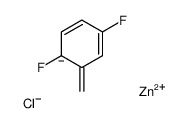 chlorozinc(1+),1,4-difluoro-2-methanidylbenzene Structure