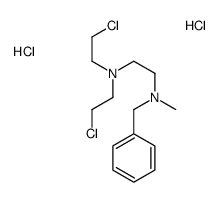 benzyl-[2-[bis(2-chloroethyl)azaniumyl]ethyl]-methylazanium,dichloride Structure