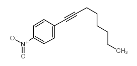 1-硝基-4-(1-辛炔)苯结构式