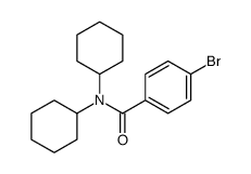4-Bromo-N,N-dicyclohexylbenzamide Structure