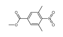 3,5-dimethyl-4-nitro-benzoic acid methyl ester Structure