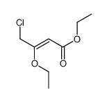 ethyl 4-chloro-3-ethoxy-2-butenoate Structure