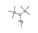 methylmercury(II)-bis(trimethylsilyl)-amide Structure