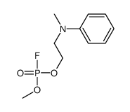 N-[2-[fluoro(methoxy)phosphoryl]oxyethyl]-N-methylaniline Structure