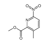 3-甲基-6-硝基-2-吡啶羧酸甲酯结构式