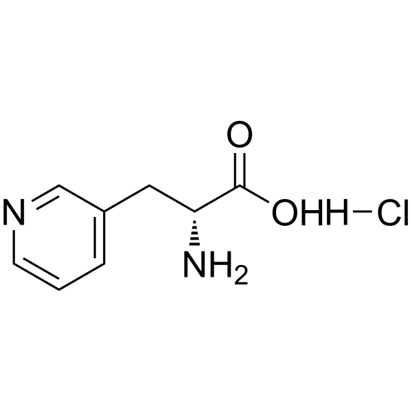 (R)-2-Amino-3-(pyridin-3-yl)propanoic acid hydrochloride Structure