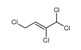 1,1,2,4-tetrachloro-2-butene结构式