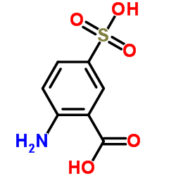 2-氨基-5-磺基苯甲酸结构式