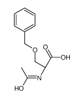 (2R)-2-acetamido-3-phenylmethoxypropanoic acid结构式