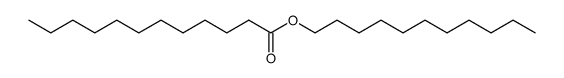 Lauric acid undecyl ester Structure