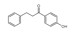 1-(4-hydroxyphenyl)-3-phenyl-1-propanone结构式
