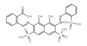 羧基偶氮胂 III结构式
