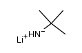 lithium tert-butyl amide Structure