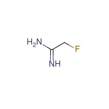 2-fluoro-acetamidine结构式