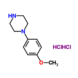 1-(4-甲氧基苯基)哌嗪盐酸盐结构式