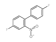 4-fluoro-1-(4-fluorophenyl)-2-nitro-benzene Structure