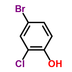 4-溴-2-氯苯酚结构式
