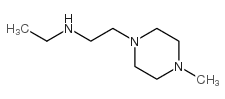 N-乙基-n-[2-(4-甲基哌嗪-1-基)乙基]胺结构式