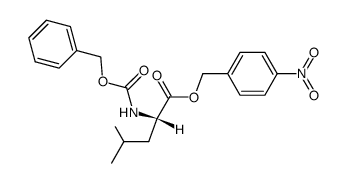 N-carbobenzoxy-L-leucine 4-nitrobenzyl ester Structure