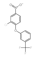 2-氯-4-硝基-1-(3-(三氟甲基)苯氧基)苯结构式
