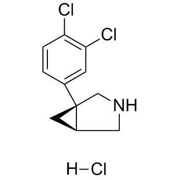Amitifadine (hydrochloride) Structure