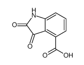 2,3-二氧代吲哚啉-4-羧酸结构式