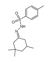 3,3,5-Trimethylcyclohexanon-tosylhydrazon Structure