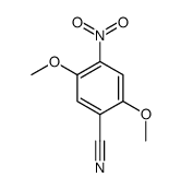 2,5-二甲氧基-4-硝基苯甲腈结构式