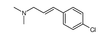 p-Chloro-N,N-dimethylcinnamylamine Structure